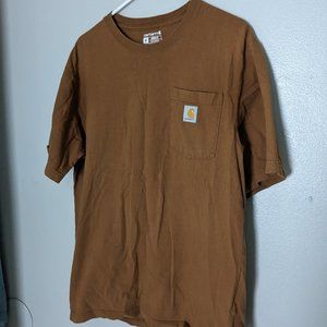 Carhartt brown pocket tee
